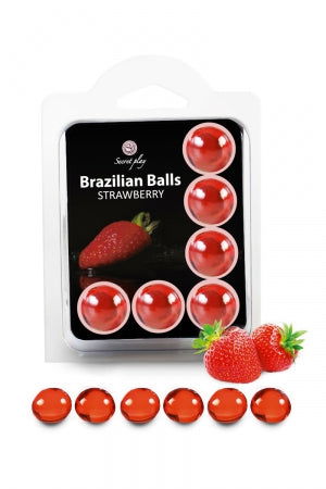 6 Brazilian Balls - fraise - TPOL