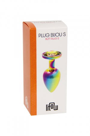 Plug bijou arc-en-ciel S - TPOL