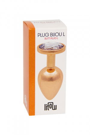 Plug bijou rose gold L - TPOL