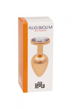 Plug bijou rose gold M - TPOL