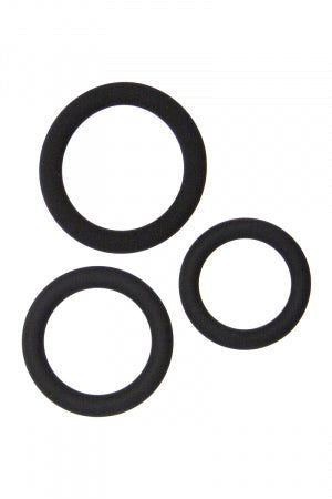 Set 3 cockrings silicone - TPOL