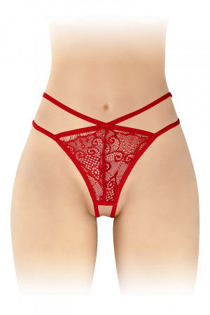 String ouvert Mylene - rouge - TPOL