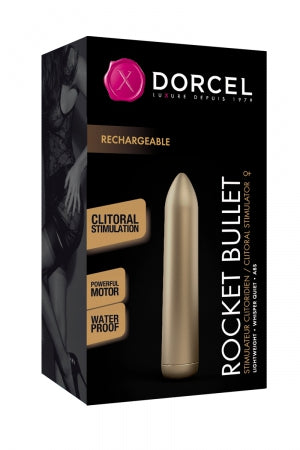 Mini vibro Rocket Bullet doré